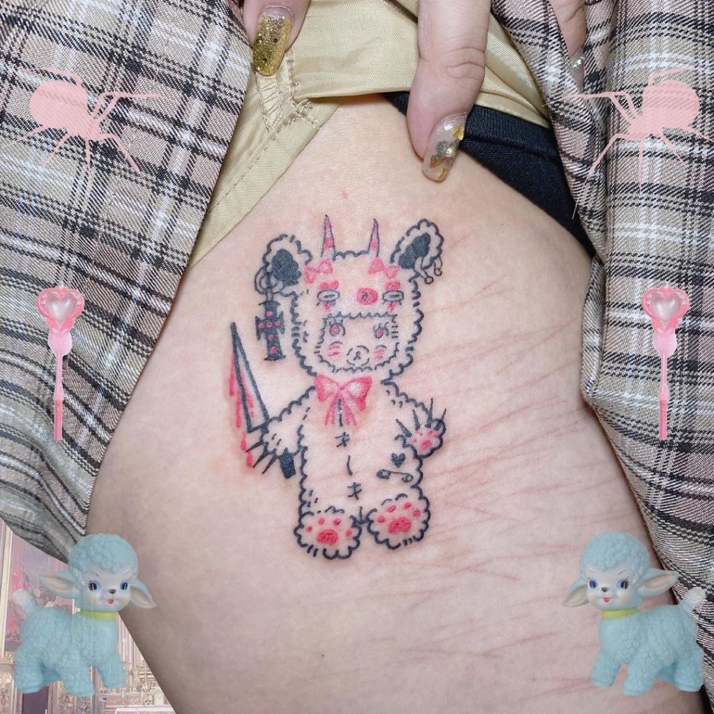 chorareii_bubblecaat_tracy_tattoo_animal_dangerousbabe